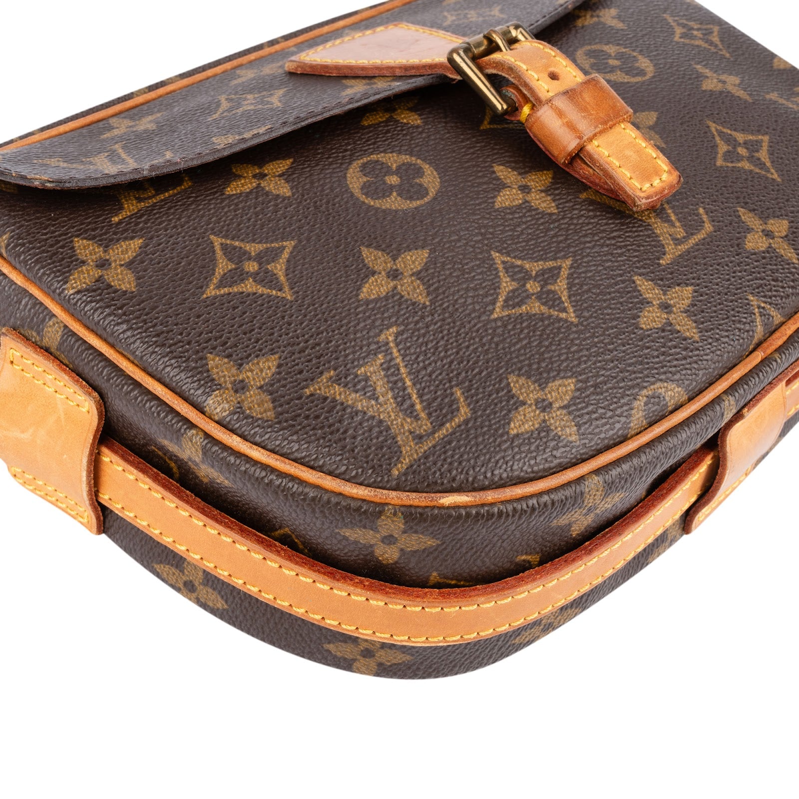 [🔄️B18 / F46] Louis Vuitton Monogram Canvas Jeune Fille Crossbody Bag - vintageandkickz