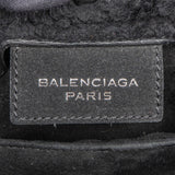 Balenciaga Shearling & Suede Mini Classic City Handbag