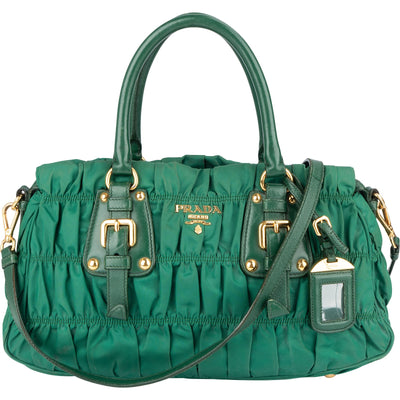 [🔄️B24 / F27] Prada Tessuto Gauffre Convertible Shoulder Bag - vintageandkickz