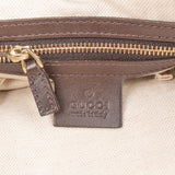 Gucci Monogram GG Canvas Web Boston Handbag