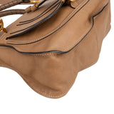 Chloé Grained Calfskin Marcie Saddle Shoulder Bag