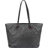 Chanel Caviar Leather On The Road Tote Shoulder Bag