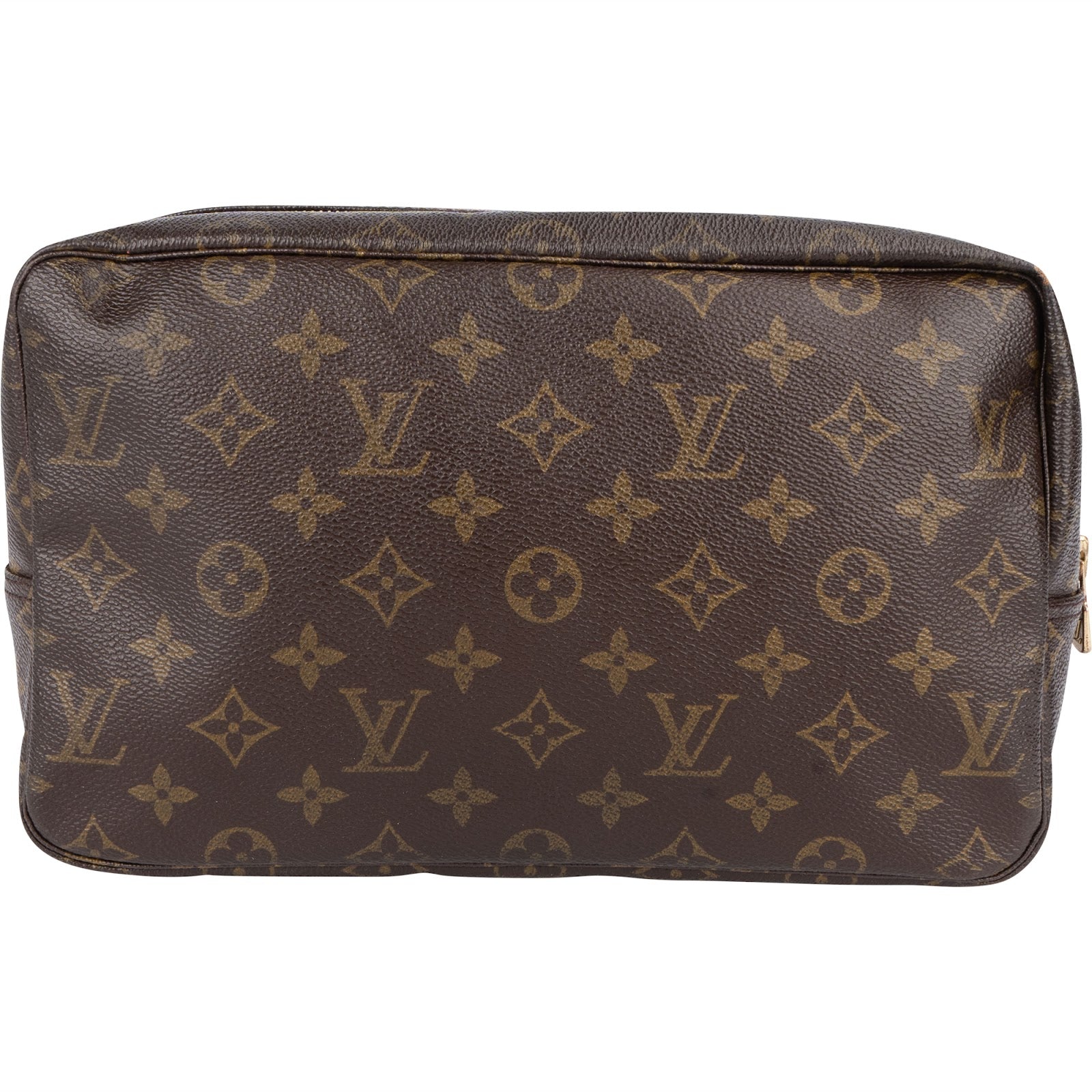 Louis Vuitton Monogram Canvas Trousse de Toilette 28 Clutch - vintageandkickz