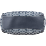 Coach Monogram Signature Chambray Legacy Denim Shoulder Bag