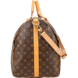 Louis Vuitton Monogram Canvas Keepall 60 Bandoulière Travel Bag