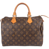 Louis Vuitton Monogram Canvas Speedy 30 Handbag