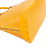 Louis Vuitton Yellow Epi Leather Alma PM Handbag