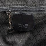 Gucci Nylon Bamboo Top Handle Handbag