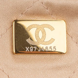 Chanel 22 White Quilted Lambskin Maxi Drawstring Shoulder Bag