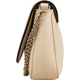 Gucci Grained Leather Soho Flap Crossbody Bag