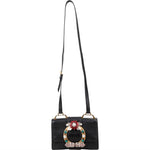 Miu Miu Madras Crystal Leather Crossbody Bag - vintageandkickz
