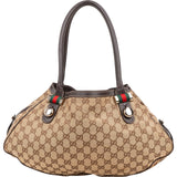 Gucci Monogram GG Canvas Abbey D-Ring Tote Shoulder Bag