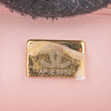 Chanel Quilted Lambskin Rectangular Heart Charms Single Flap Crossbody Bag