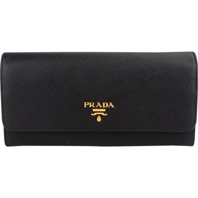 Prada Saffiano Leather Continental Wallet