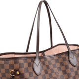 Louis Vuitton Monogram Damier Ebene Neverfull MM Shoulder Bag