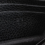 Gucci Grained Leather Interlocking GG Wallet on Chain Crossbody Bag