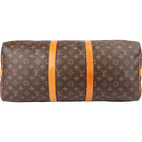 Louis Vuitton Monogram Canvas Keepall 50 Bandoulière Travel Bag