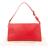 Louis Vuitton Red Epi Leather Pochette Accessoires Handbag
