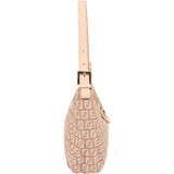 Fendi Monogram FF Zucca Canvas Baguette Buckle Shoulder Bag