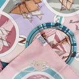 Hermès Copeaux Silk 40 Scarf Tuch