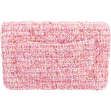 Chanel Quilted Tweed Wallet on Chain Crossbody Bag