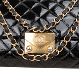 Chanel Patent Leather Ultimate Soft Single Flap Crossbody Bag