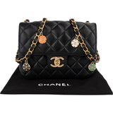 Chanel Quilted Lambskin Mini Rectangular Flap Casino Charms Crossbody Bag