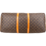 Louis Vuitton Monogram Canvas Keepall 55 Travel Bag