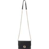 Gucci Leather Interlocking GG Wallet On Chain Crossbody Bag