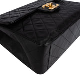 Chanel Quilted Lambskin 24K Gold Maxi Single Flap Crossbody Bag