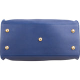 Yves Saint Laurent Blue Calfskin Cabas Chyc Handbag
