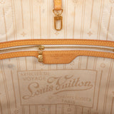 Louis Vuitton Monogram Damier Azur Canvas Neverfull MM Shoulder Bag