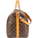 Louis Vuitton Monogram Canvas Keepall 50 Bandoulière Travel Bag