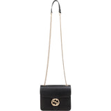 Gucci Grained Leather Small Interlocking GG Shoulder Crossbody Bag