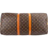 Louis Vuitton Monogram Canvas Keepall 55 Bandoulière Travel Bag