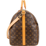 Louis Vuitton Monogram Canvas Keepall 60 Bandoulière Travel Bag