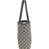 Gucci Monogram GG Canvas Tote Bucket Handbag