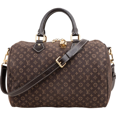 Louis Vuitton Mini Lin Monogram Speedy 30 Bandoulière Handbag