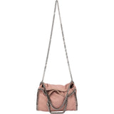 Stella McCartney Shaggy Falabella Fold Over Tote Crossbody Handbag