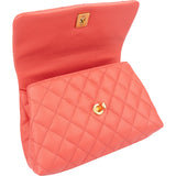 Chanel Quilted Caviar Leather Small Coco Handle Handbag