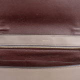 Celine Croc Embossed Suede Trapeze Bag Handbag