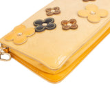 Louis Vuitton Monogram Vernis Fleurs Pochette Accessoires Handbag
