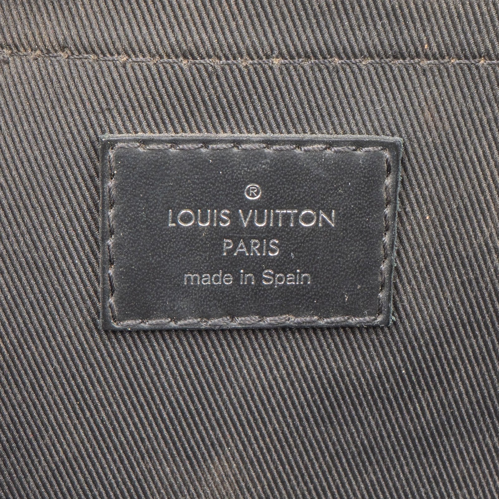 Louis Vuitton Monogram Eclipse Discovery Pochette Laptop Clutch - vintageandkickz
