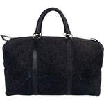 Christian Dior Monogram Suede Trotter Boston 50 Weekender Bag - vintageandkickz