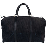 Christian Dior Monogram Suede Trotter Boston 50 Weekender Bag - vintageandkickz
