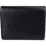 Louis Vuitton Noir Epi Leather Twist Compact Wallet