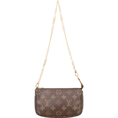 Louis Vuitton Monogram Canvas Mini Pochette Accessoires Shoulder Bag