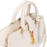 Saint Laurent White Leather Baby Sac Cabas Handbag