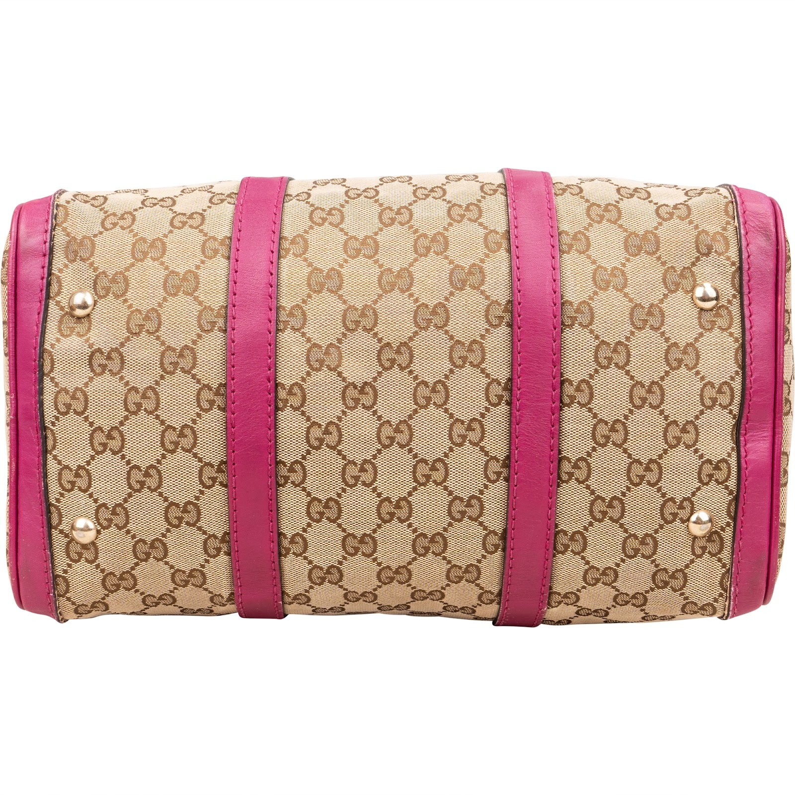 Gucci Monogram GG Boston Handbag - vintageandkickz