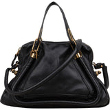 Chloé Black Leather Paraty Handbag